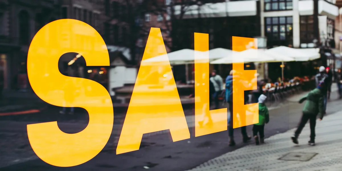 Sales hit the high street on Black Friday