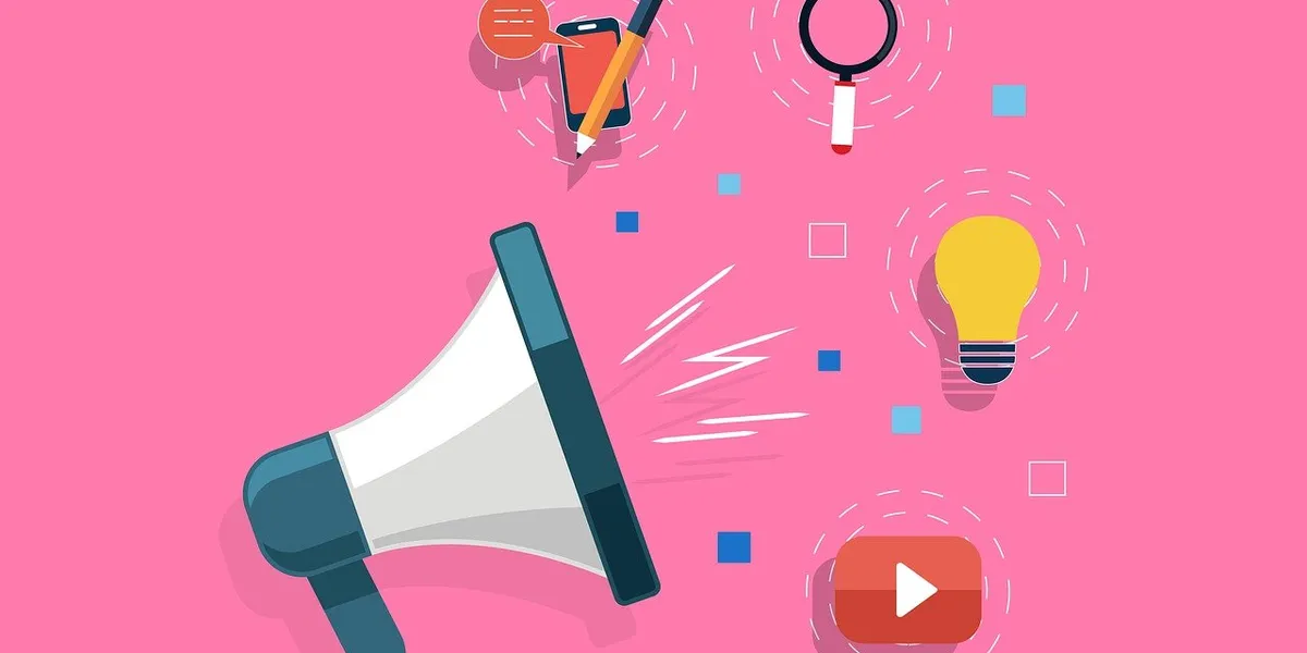 Social Loudspeaker Illustration